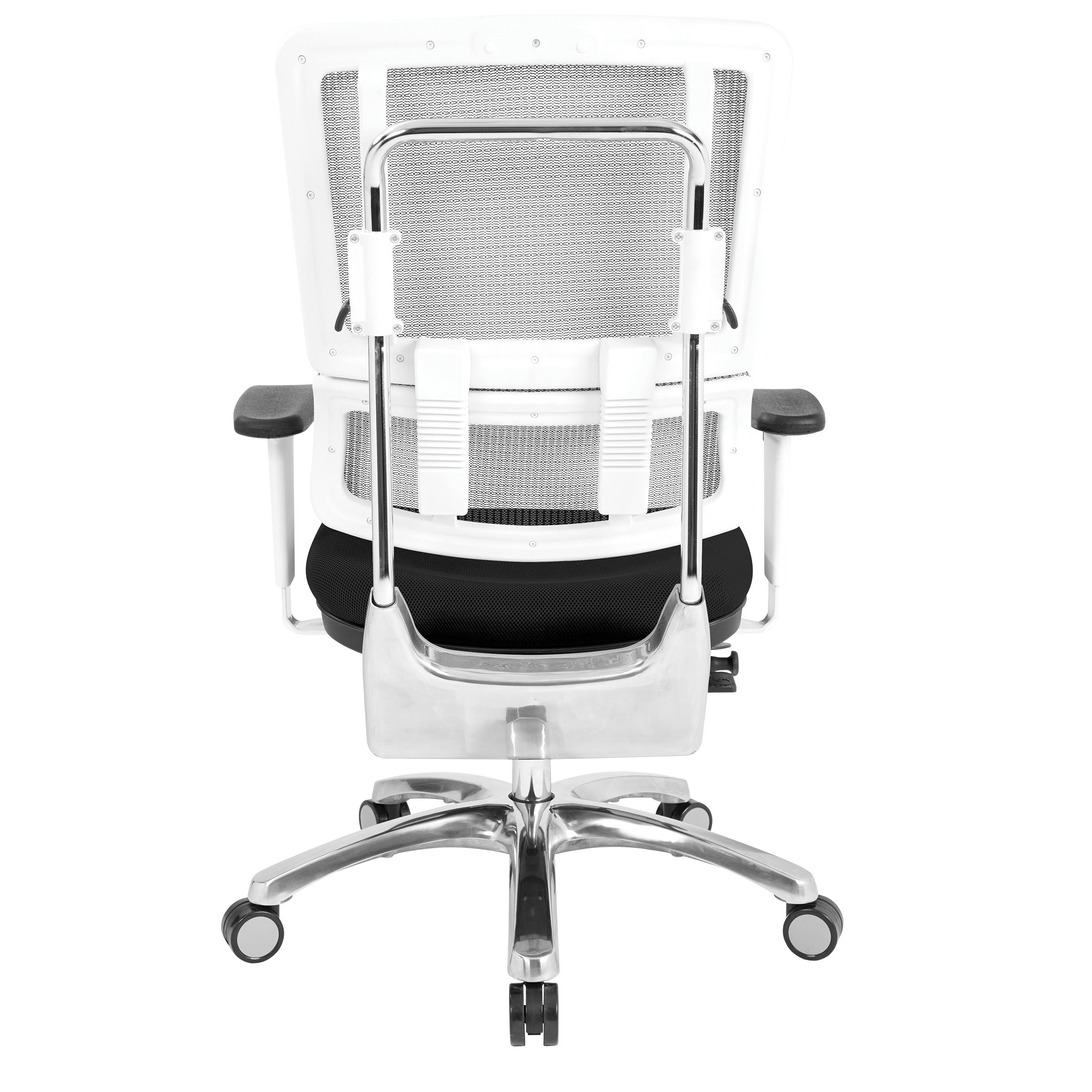 White Vertical Mesh Chair